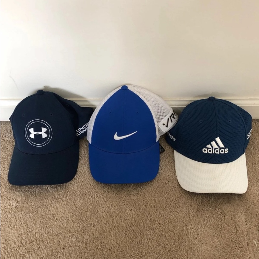 Golf Hats Set of 3